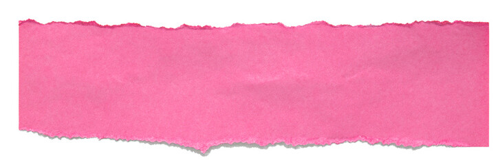 Torn Paper Edges Of Pink Ripped Paper Isolated On Transparent Background