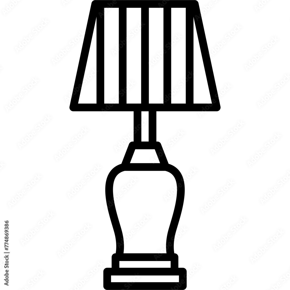 Sticker Lamp Icon