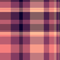 Fancy background plaid pattern, textured tartan vector textile. Age check fabric texture seamless in red and dark colors.