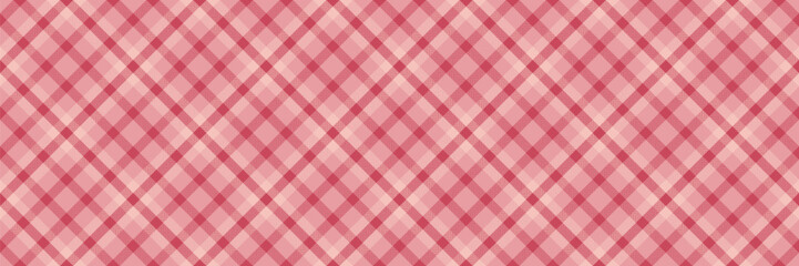 Carpet plaid pattern seamless, regular textile texture background. Hippie fabric tartan check vector in red and light colors.