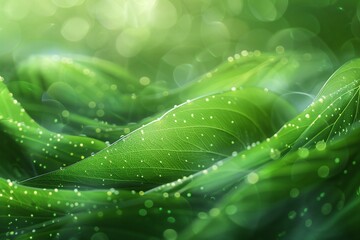 Abstract green tendrils, symbolizing ESG growth