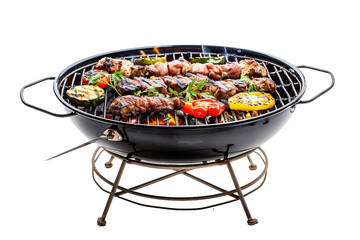 Grill On Transparent Background.