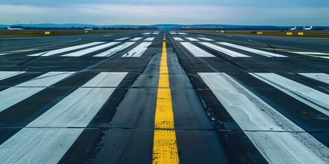 runway in airport
