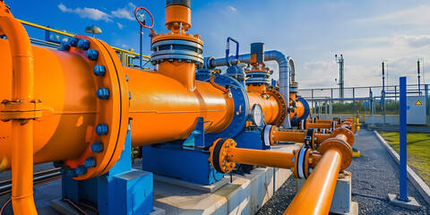 Gas Pipeline Compression Station