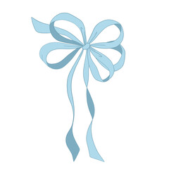 Naklejka premium Ribbon bow illustration