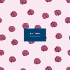 Floral abstract seamless patterns. Vector design for different surfaces.