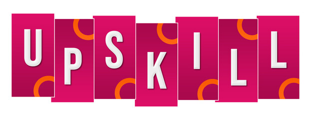 Upskill Pink Orange Stripes Rings 