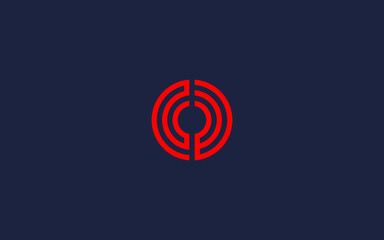 letter cw with circle logo icon design vector design template inspiration