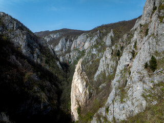 The Szadeloi gorge or valley is an amazing outdoor place for hiking. Symbol of this palce the cukorsuveg shaped rock. Slovakian name is Náučný chodník Zádielska tiesňava