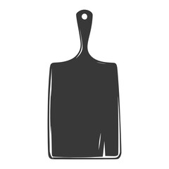 Silhouette Cutting Board Cooking Tool black color only