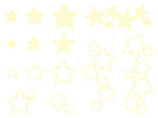 星のほわほわエフェクトセット_黄色