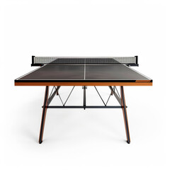 ping pong table tennis table isolated on white background.