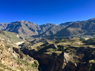 Colca Canyon in the Peruvian Andes