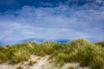 clouds over the dunes