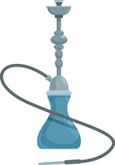 Small portable hookah icon cartoon vector. Aromatic smoking. Modern bowl