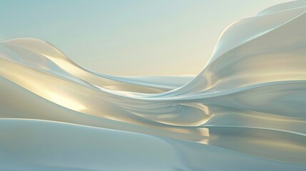 Dune Dreams: Shapeless layers drift like desert dunes, imbuing the scene with a sense of calm and...