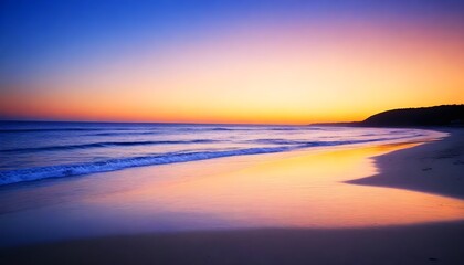 Fototapeta na wymiar sunset on beach (2)