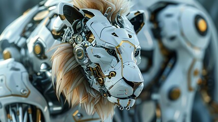 robot lion 