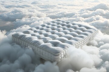 a mattress in the clouds