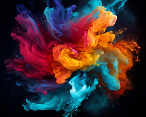 Fototapeta premium Colorful Smoke Background