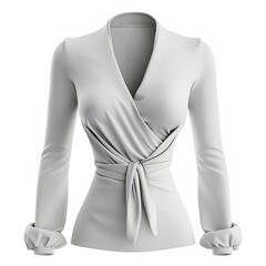 3D Wrap blouse Mock up