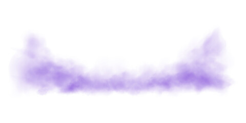 Purple fog in slow motion. Realistic atmospheric purole smoke. Red fume slowly floating rises up. PNG.
