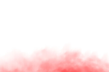Red fog in slow motion. Realistic atmospheric red smoke. Red fume slowly floating rises up. PNG.
