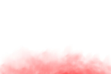 Red fog in slow motion. Realistic atmospheric red smoke. Red fume slowly floating rises up. PNG.
 - obrazy, fototapety, plakaty