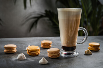 glass of cappuccino