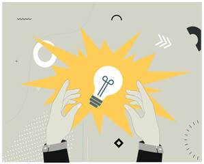 Business concept illustration. Vector illustration of business strategy, tactics, marketing, planning. Creative concept for web banner, social media banner, business presentation, marketing material.