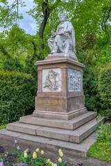 Obraz premium Franz Schubert Denkmal im Stadtpark Wien