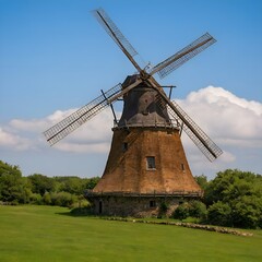 Fototapeta premium windmill in the country