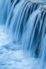 Closeup of waterfall for background