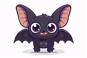 a cartoon of a bat