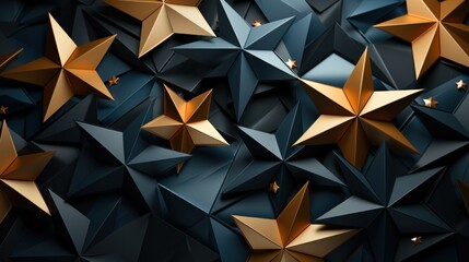 chaotic low poly geometric shapes. Futuristic background design. - obrazy, fototapety, plakaty
