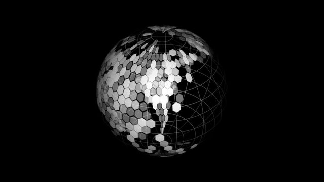 Earth globe- spinning globe planet isolated on white background - Transparent globe icon Asia globe