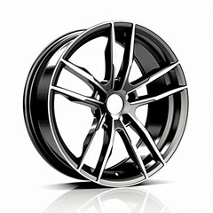 Obraz premium rims from the wheels in the car, on a white background сreated with Generative Ai