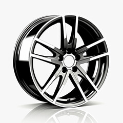 Obraz premium rims from the wheels in the car, on a white background сreated with Generative Ai