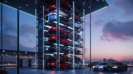  Automated Vertical Parking Tower