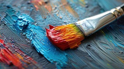 Fototapeta premium In the world of business, every stroke is deliberate, every color chosen with purpose, as the canvas of opportunity unfolds.