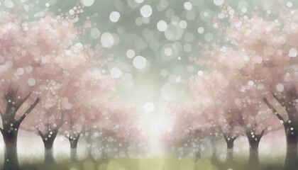 桜、春の背景イラスト	 - obrazy, fototapety, plakaty