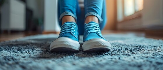 Close-up of a woman's feet displaying the soles affected by Plantar Fasciitis, a prevalent foot condition resulting in heel pain. Concept Plantar Fasciitis, Foot Condition, Heel Pain, Soles