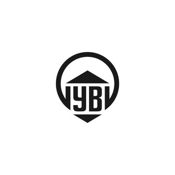 recommend clip art: YB Initial Construction Real Estate Home Logo Design Vector