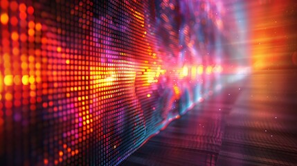 An abstract exploration of light and shadow on a digital screen