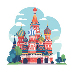 Obraz na płótnie Canvas Basilius Kathedrale in Moskau, Russland