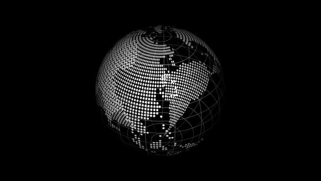 Earth globe- spinning globe planet isolated on white background - Transparent globe icon Asia globe