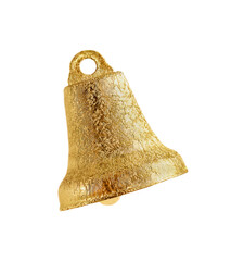 golden bell isolated on white background