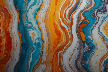 Marbling wallpaper in colorful color tones background
