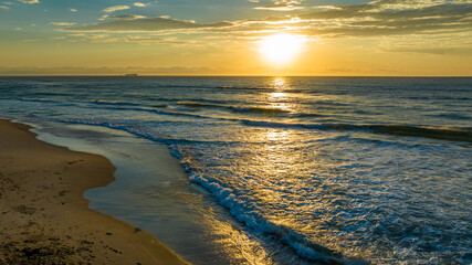 Florianópolis, Campeche beach during sunrise. Brazil.
