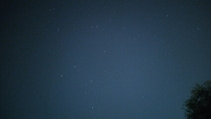 Star group in sky night 